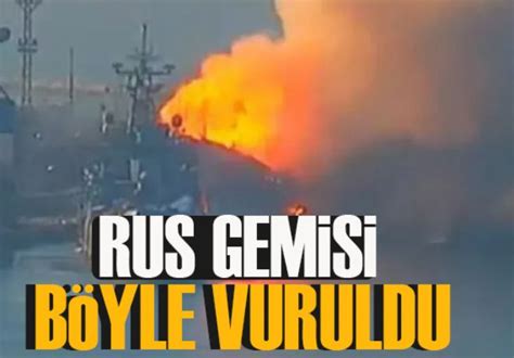 Ukrayna dev savaş gemisini böyle batırdı